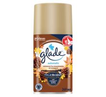 Сменный баллон 269 мл, GLADE "Нежность кашемира и сандал" для автоматических освежителей, 864984