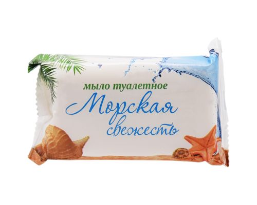 Мыло туалетное ММЗ "Стандарт. Морская Свежесть", флоу-пак, 90г, 317266