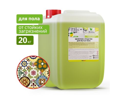 Щелочное средство для мытья пола (концентрат) 20 кг Clean&Green CG8038