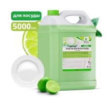 Средство для мытья посуды "Greeny" Premium "Лайм и мята" 5 кг Clean&Green CG8041