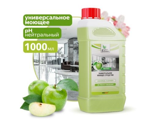 Универсальное моющее средство нейтральное, концентрат, 1 л Clean&Green CG8050