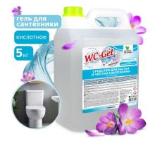 Средство для мытья и чистки сантехники "WC-Gel" (кислотное) 5 кг Clean&Green CG8055