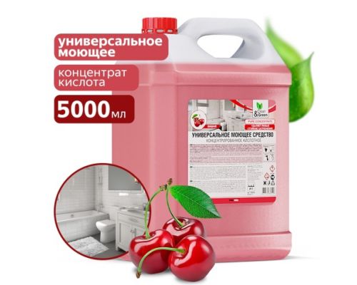 Универсальное моющее средство кислотное, концентрат, 1 кг Clean&Green, CG8059