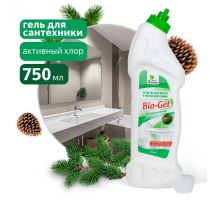 Средство для мытья и чистки сантехники "Bio-Gel" (с активным хлором) 750 мл. Clean&Green CG8072