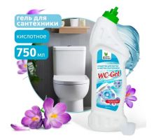 Средство для мытья и чистки сантехники "WC-Gel" (кислотное) 750 мл Clean&Green CG8074