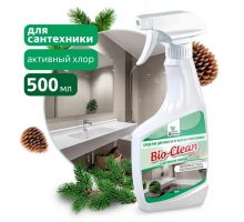 Средство для чистки сантехники с активным хлором "Bio-Clean", 500 мл/триггер, Clean&Green CG8122