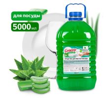 Средство для мытья посуды "Greeny" Light "Алоэ вера" 5 л/ПЭТ  Clean&Green CG8167