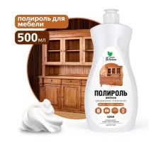 Полироль мебели "Wood polish cream" для деревянных поверхностей, 500 мл Clean&Green CG8263