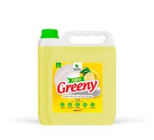 Средство для мытья посуды "Greeny" Light "Лимон" 3 л (ПЭНД) Clean&Green CG8438