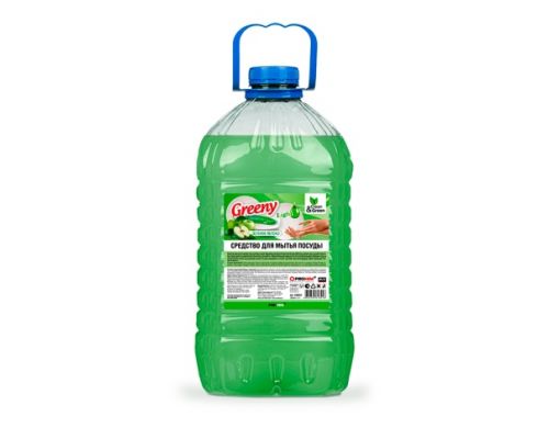 Средство для мытья посуды "Greeny" Light "Яблоко" 5 л/ПЭТ Clean&Green CG8522