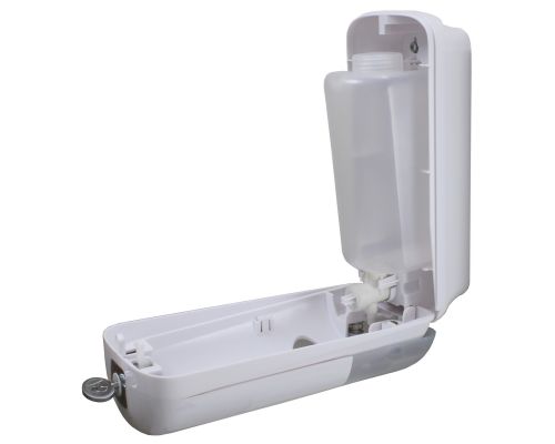 Дозатор жидкого мыла Ksitex SD-913W-1000, 1000 мл, пластик, белый