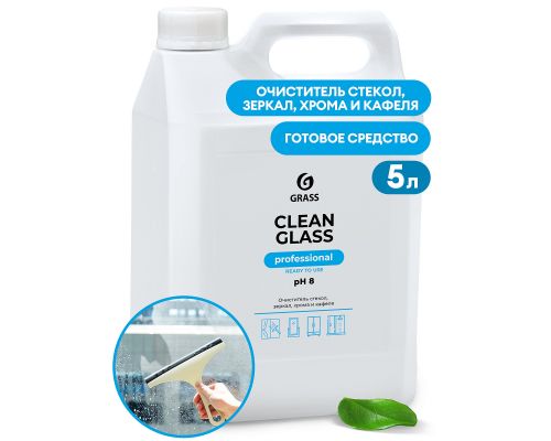 Средство для очистки стекол и зеркал "Clean glass Professional" , 5 кг