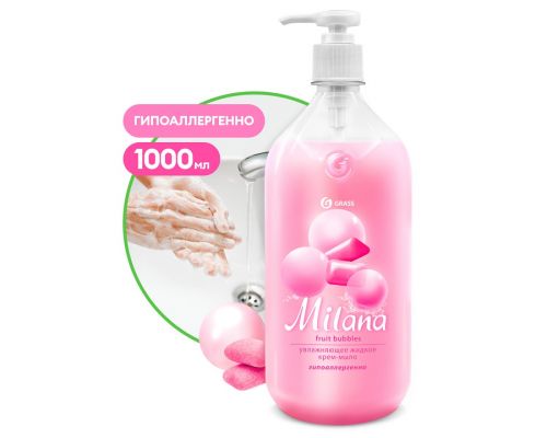 Жидкое крем-мыло Grass Milana «Fruit bubbles», 1 л