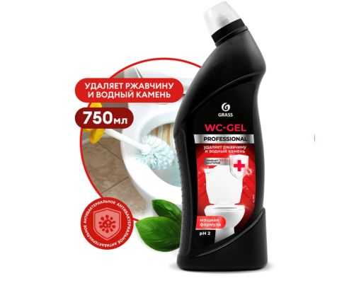 Чистящее средство для сан.узлов "WC-gel" Professional, 750 мл, 125535