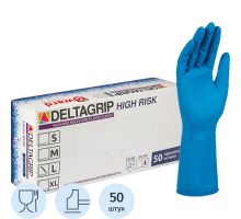 Перчатки GWARD латексные неопудренные DELTAGRIP High Risk, размер L (9)