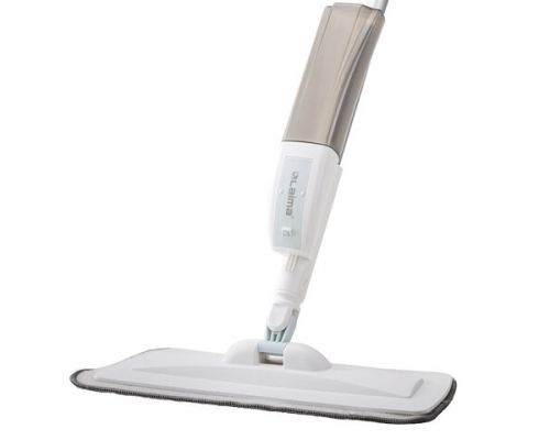 Швабра с распылителем UltraSpray Z, 2 насадки из микрофибры с плоским ворсом, скребок, LAIMA, 609145